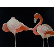 Charger l&#39;image dans la galerie, Flamants roses  - 80 x 60 cm
